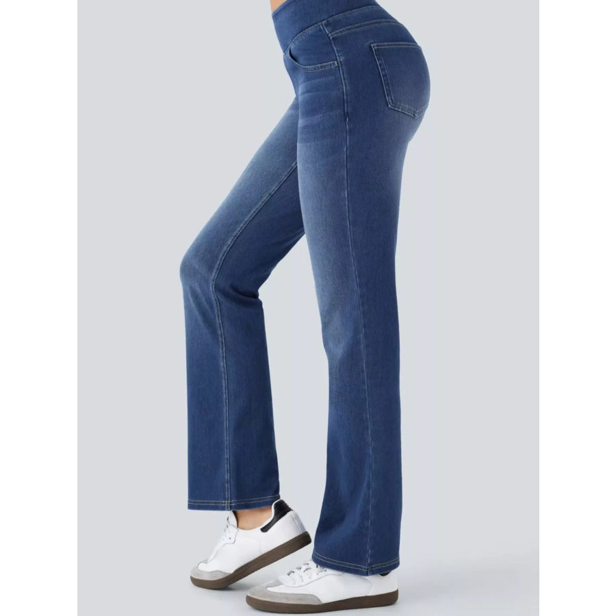 High Waist Slim Fit Jeans Apparel and Accessories
