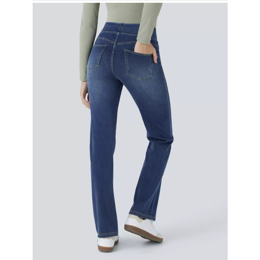 High Waist Slim Fit Jeans Apparel and Accessories