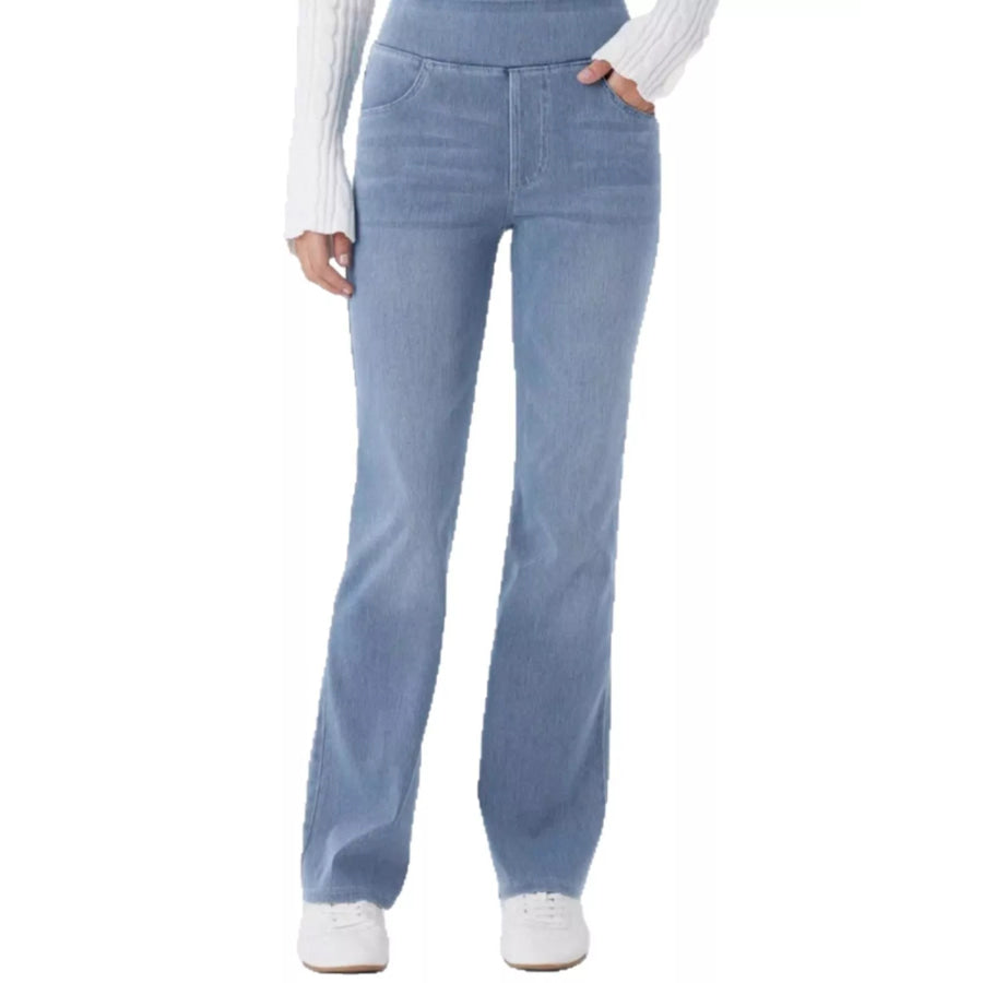High Waist Slim Fit Jeans Light Blue / S Apparel and Accessories
