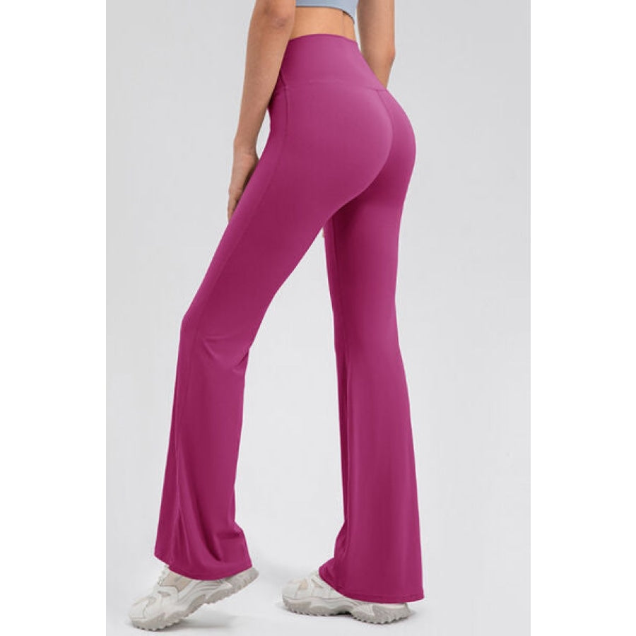 High Waist Straight Active Pants Clothing