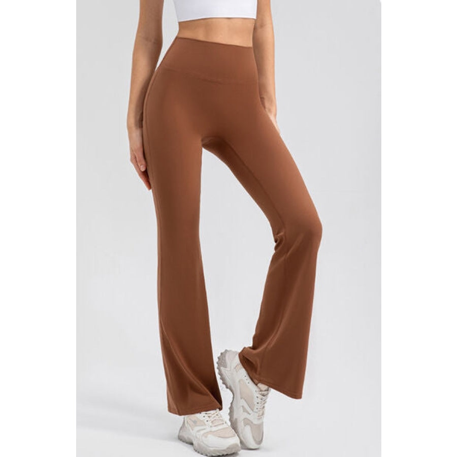 High Waist Straight Active Pants Clothing