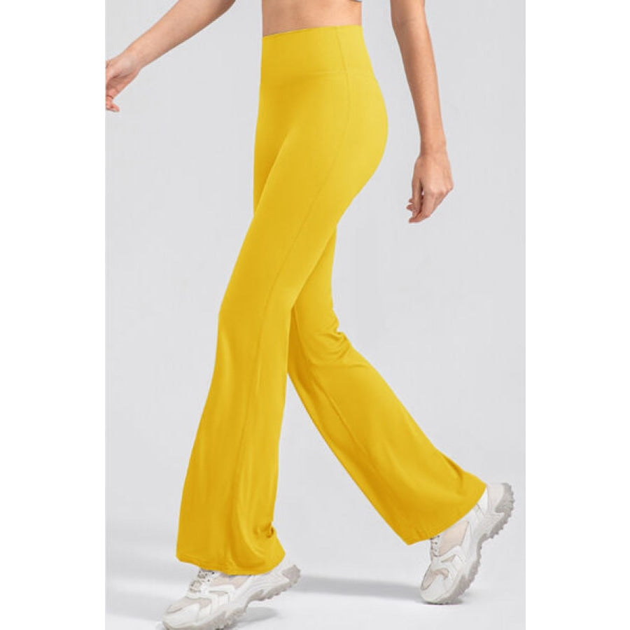 High Waist Straight Active Pants Clothing