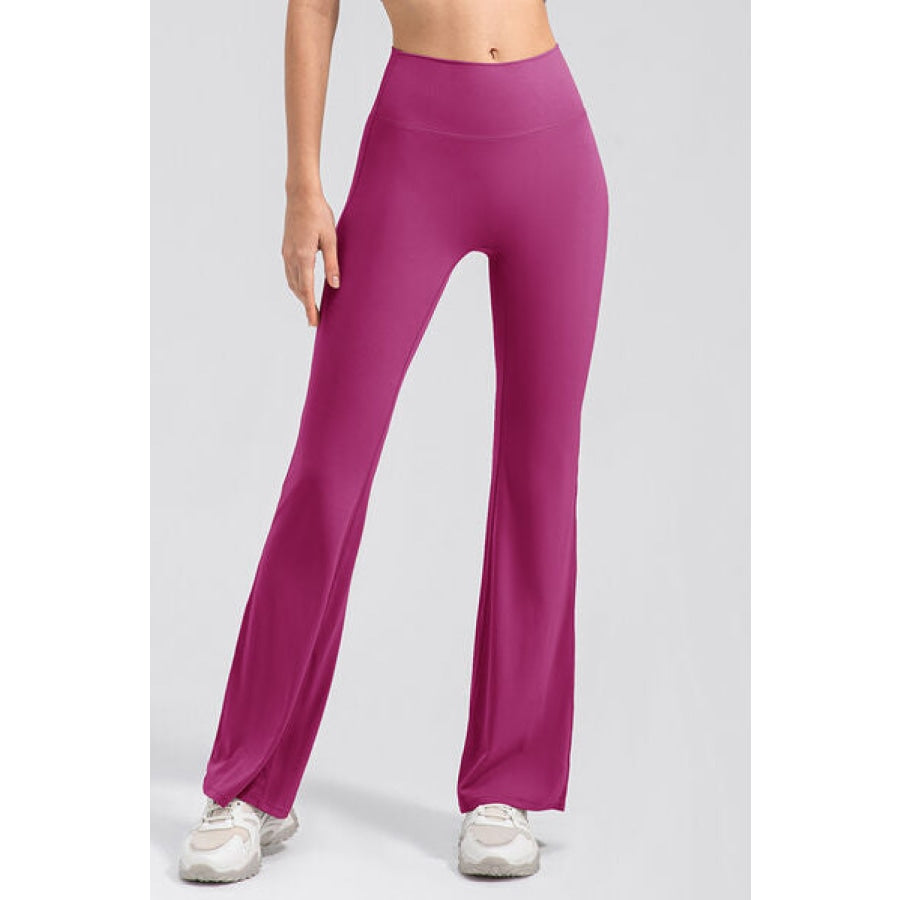 High Waist Straight Active Pants Clothing