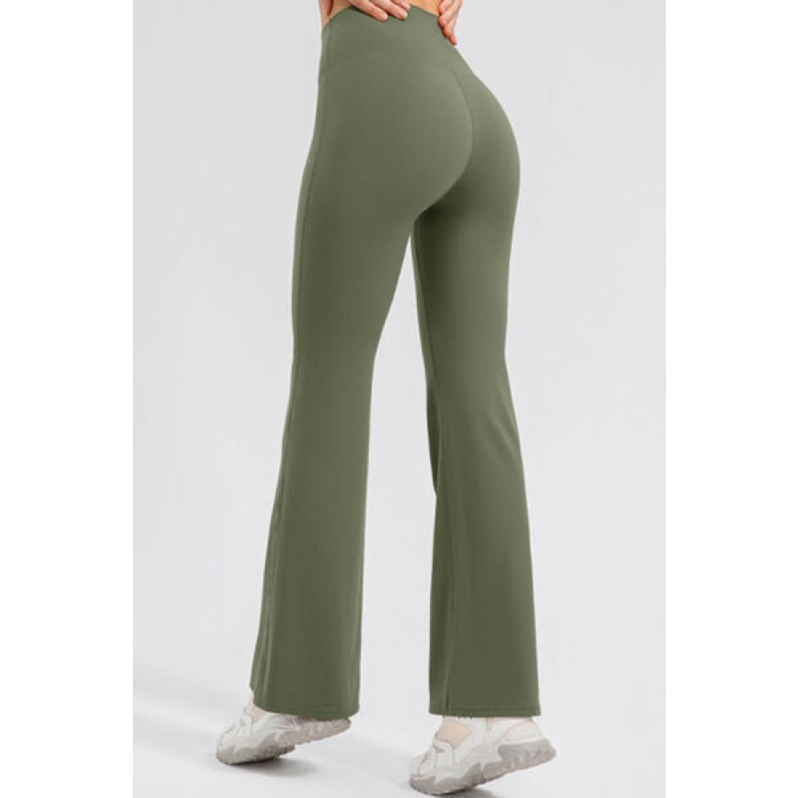 High Waist Straight Active Pants Clothing