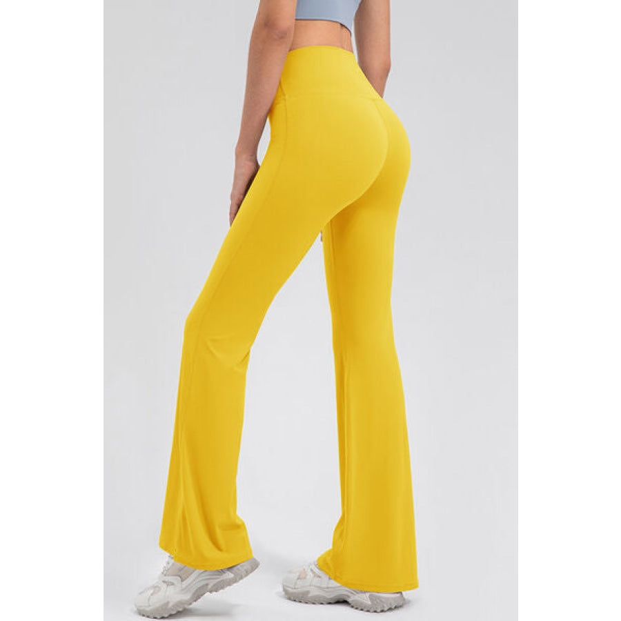 High Waist Straight Active Pants Clothing