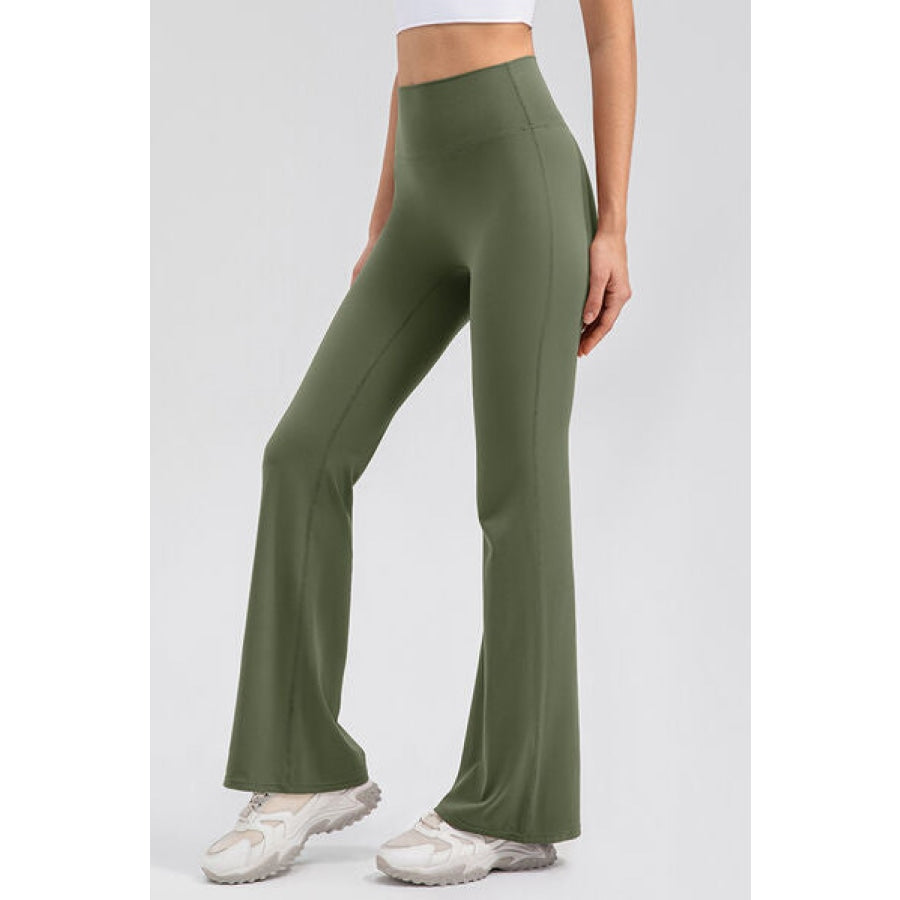 High Waist Straight Active Pants Clothing