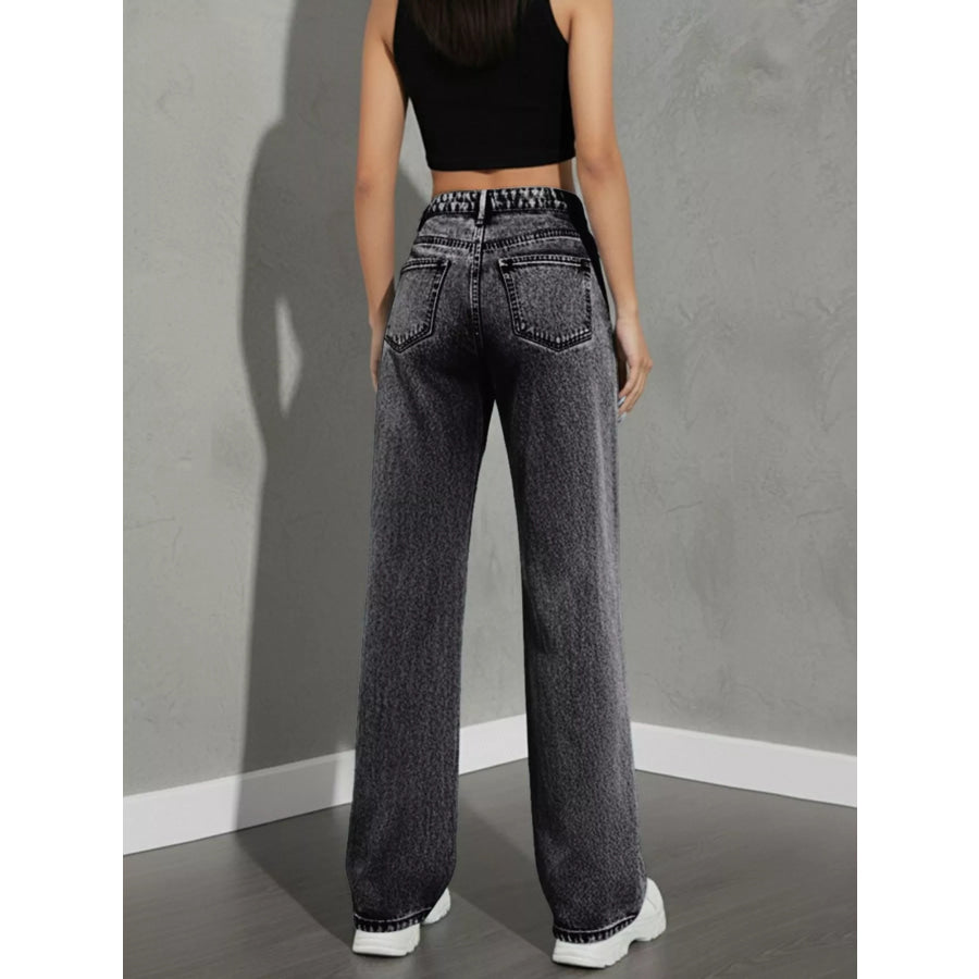 High Waist Wide Leg Jeans Apparel and Accessories
