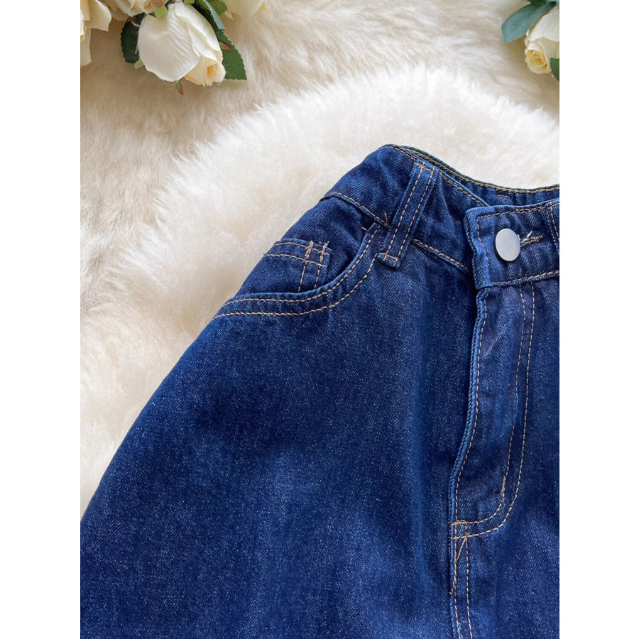 High Waist Wide Leg Jeans Apparel and Accessories