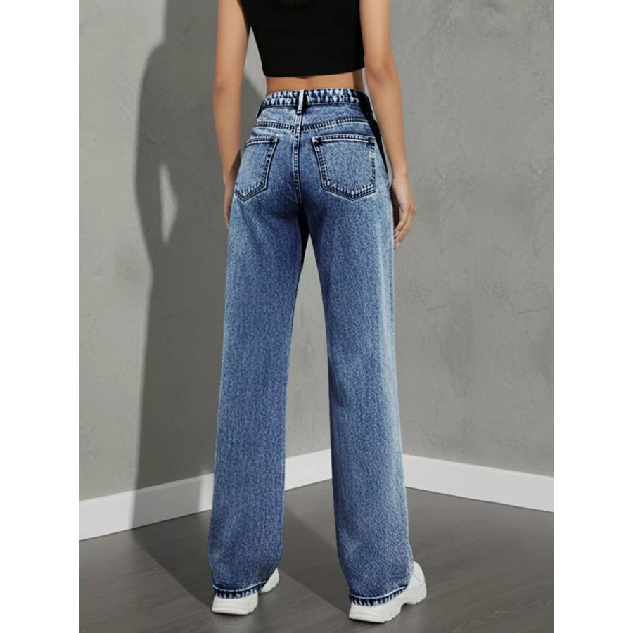 High Waist Wide Leg Jeans Apparel and Accessories