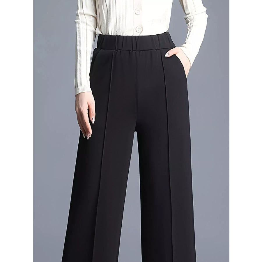 High Waist Wide Leg Pants Apparel and Accessories