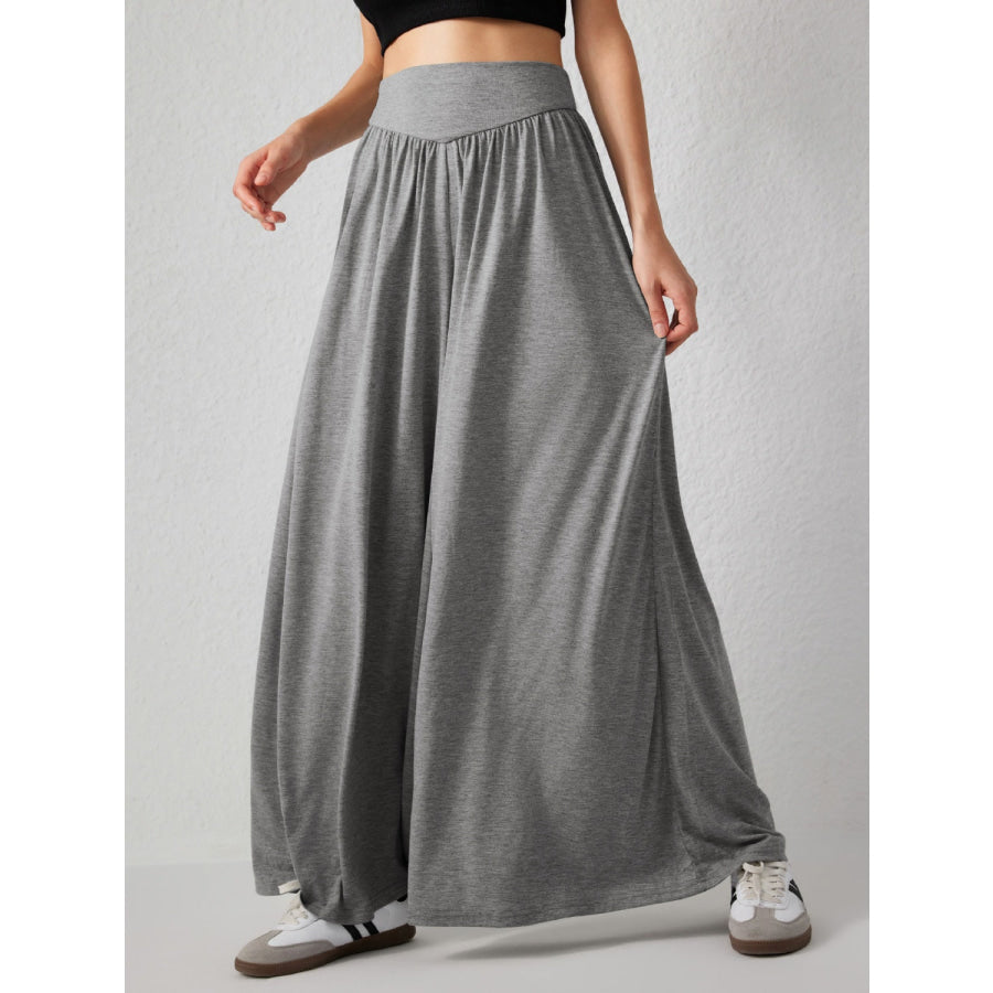 High Waist Wide Leg Pants Apparel and Accessories