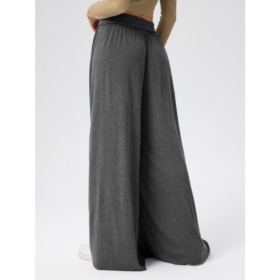 High Waist Wide Leg Pants Apparel and Accessories