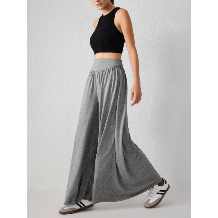 High Waist Wide Leg Pants Apparel and Accessories