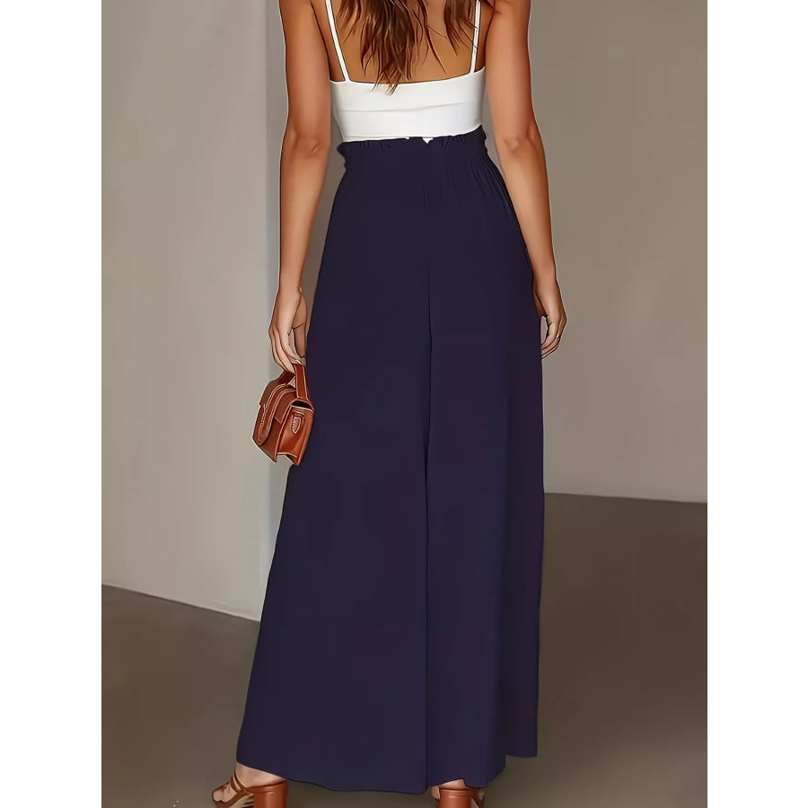 High Waist Wide Leg Pants Apparel and Accessories