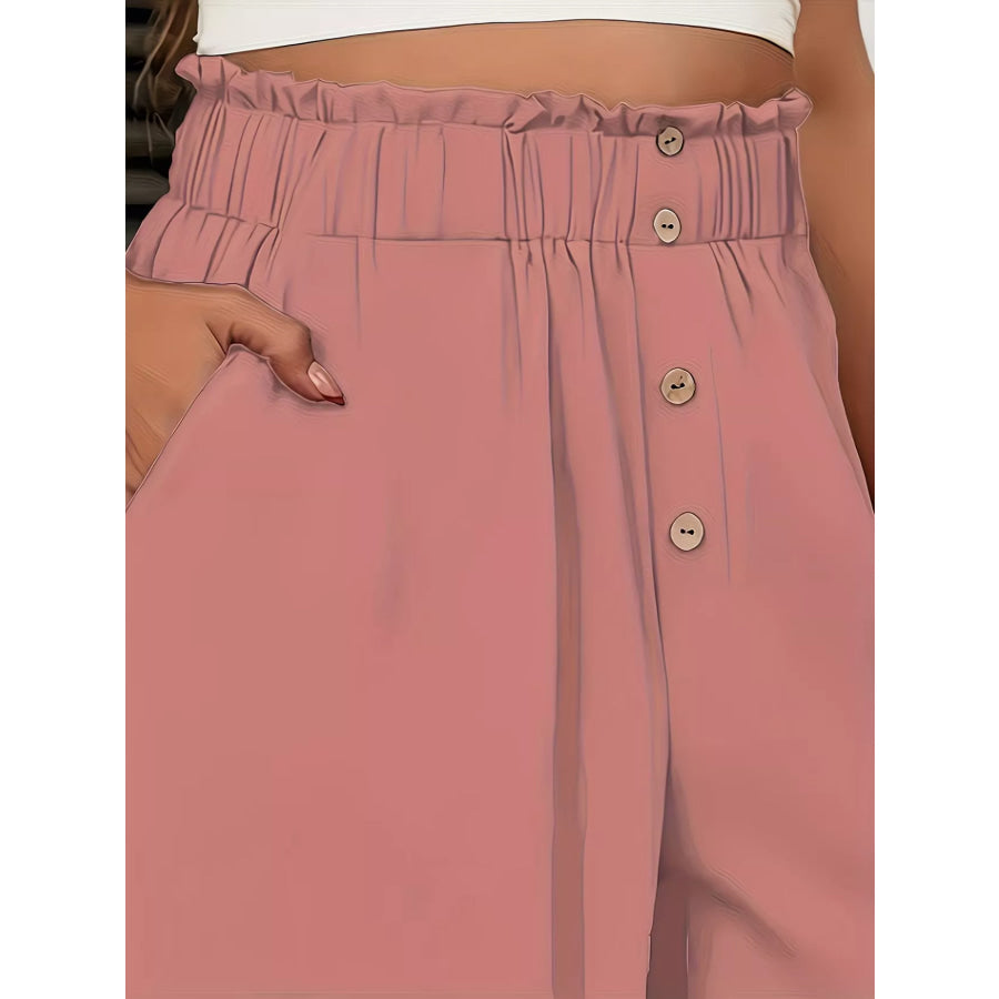 High Waist Wide Leg Pants Apparel and Accessories