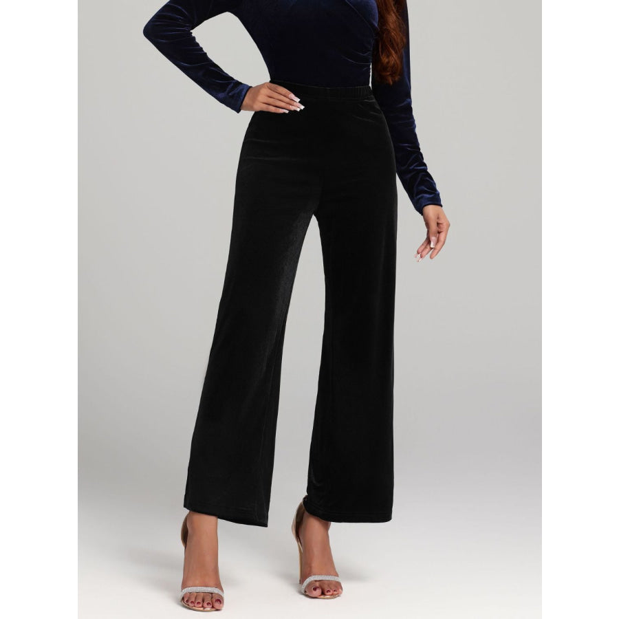 High Waist Wide Leg Pants Apparel and Accessories