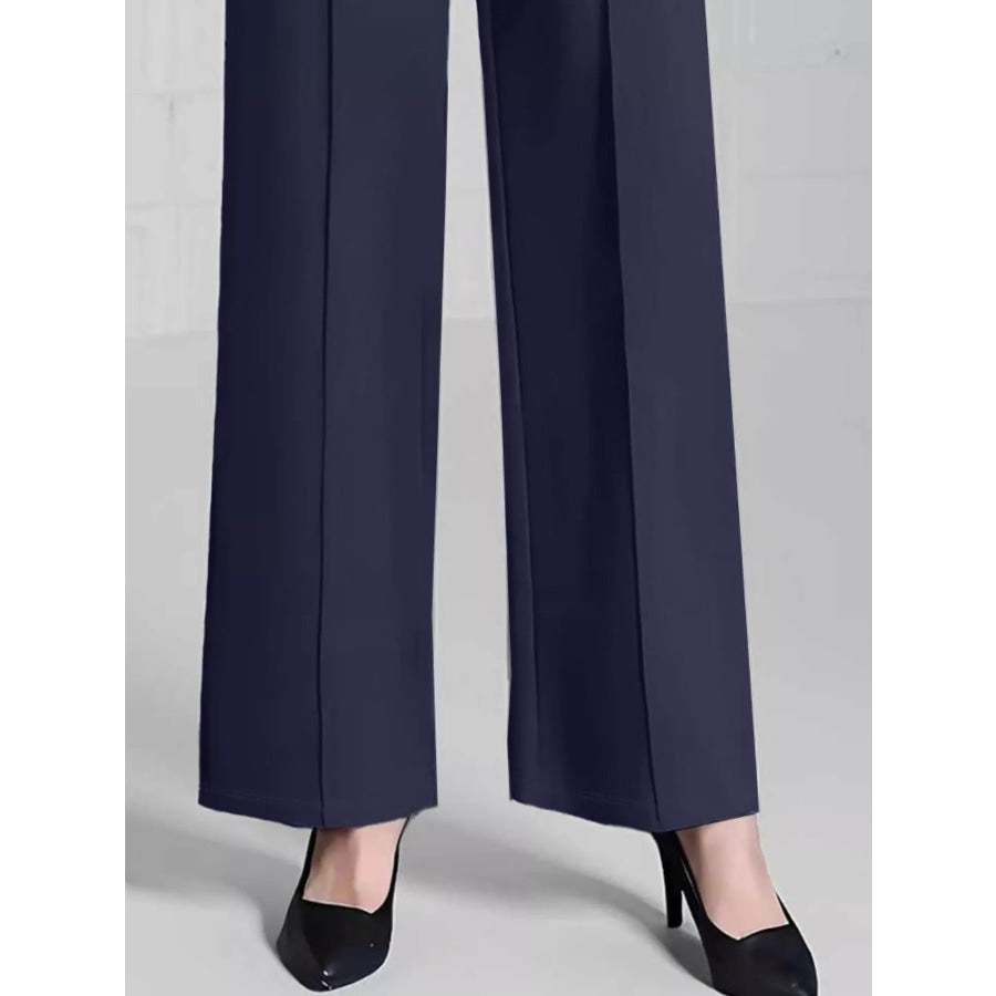 High Waist Wide Leg Pants Apparel and Accessories
