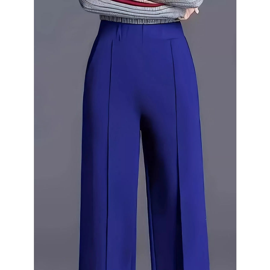 High Waist Wide Leg Pants Apparel and Accessories