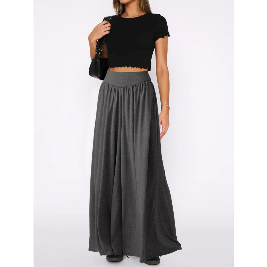 High Waist Wide Leg Pants Apparel and Accessories