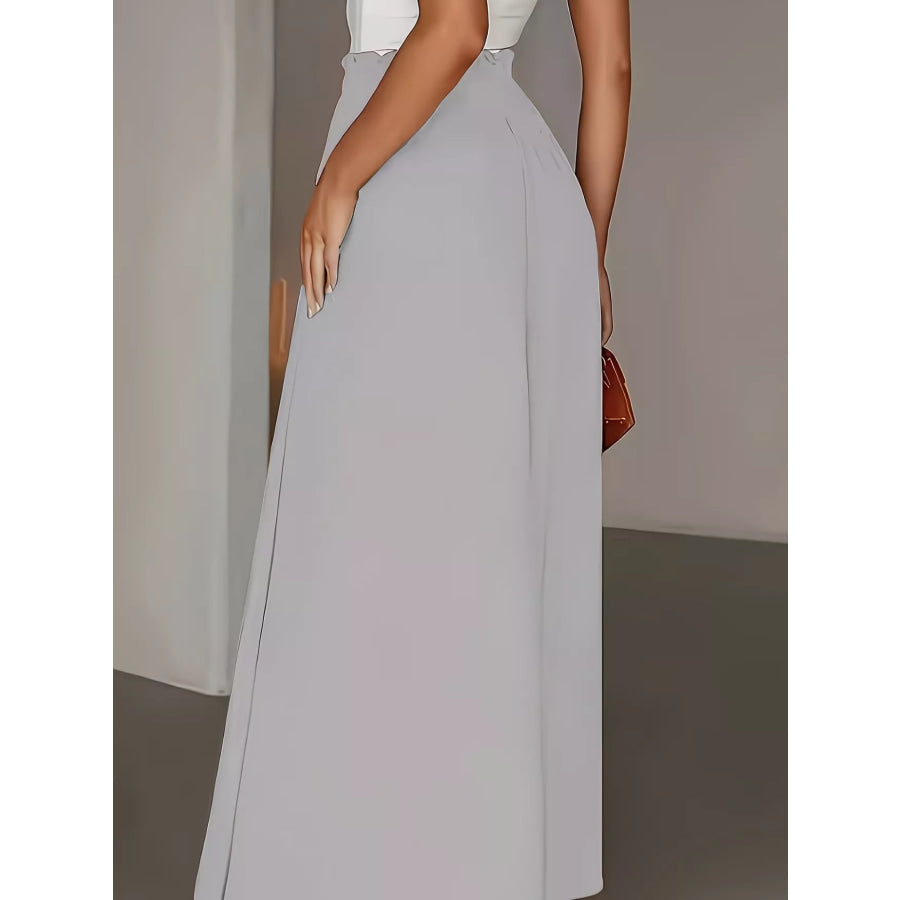High Waist Wide Leg Pants Apparel and Accessories