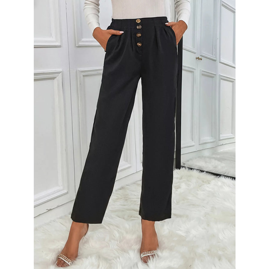 High Waist Wide Leg Pants Apparel and Accessories
