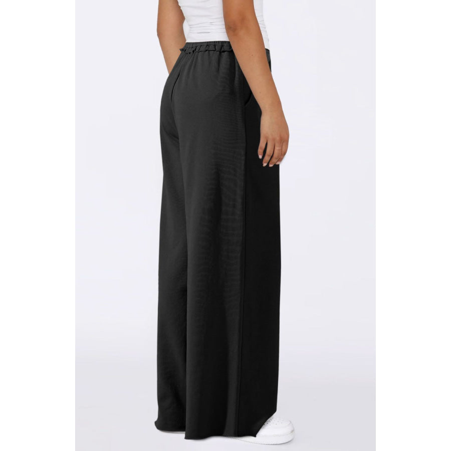 High Waist Wide Leg Pants Apparel and Accessories
