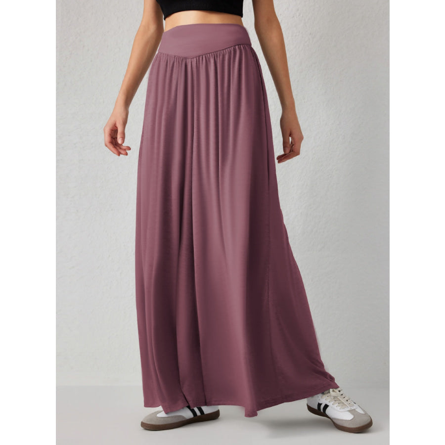 High Waist Wide Leg Pants Apparel and Accessories