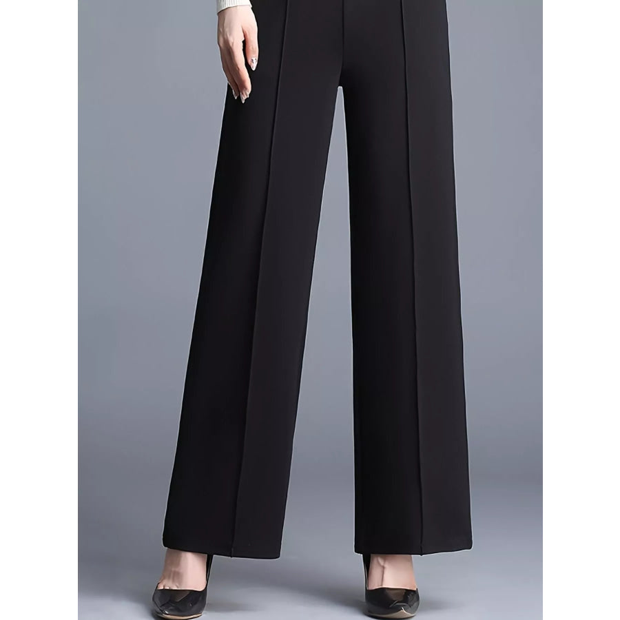 High Waist Wide Leg Pants Apparel and Accessories