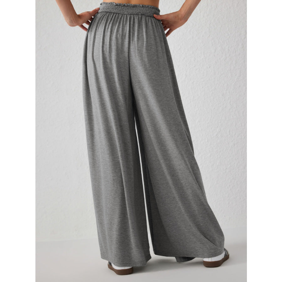 High Waist Wide Leg Pants Apparel and Accessories