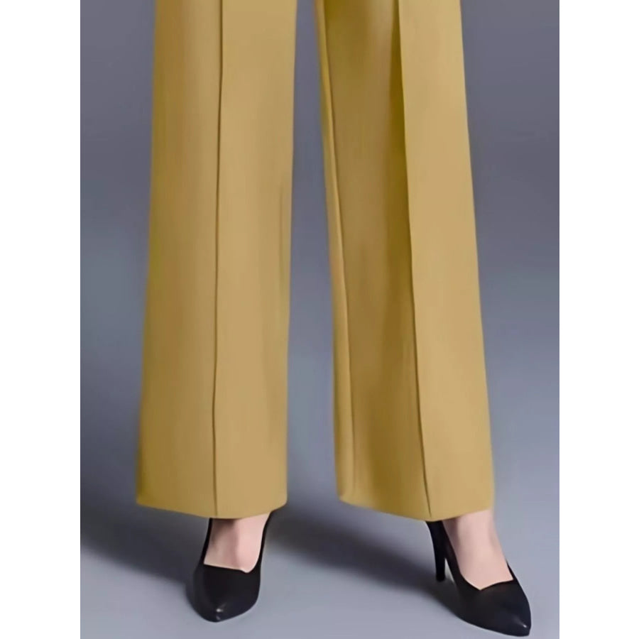 High Waist Wide Leg Pants Apparel and Accessories
