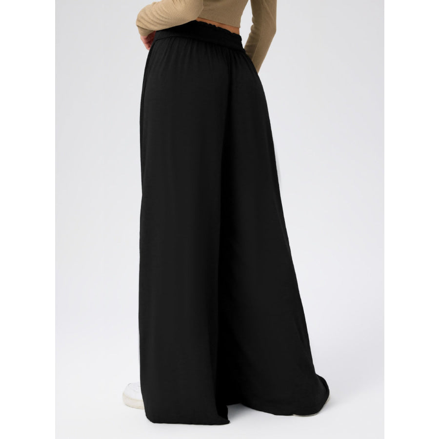 High Waist Wide Leg Pants Apparel and Accessories