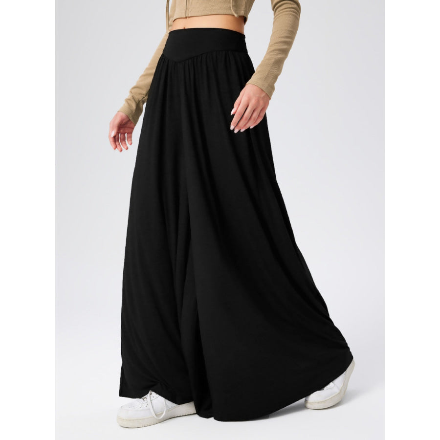 High Waist Wide Leg Pants Apparel and Accessories