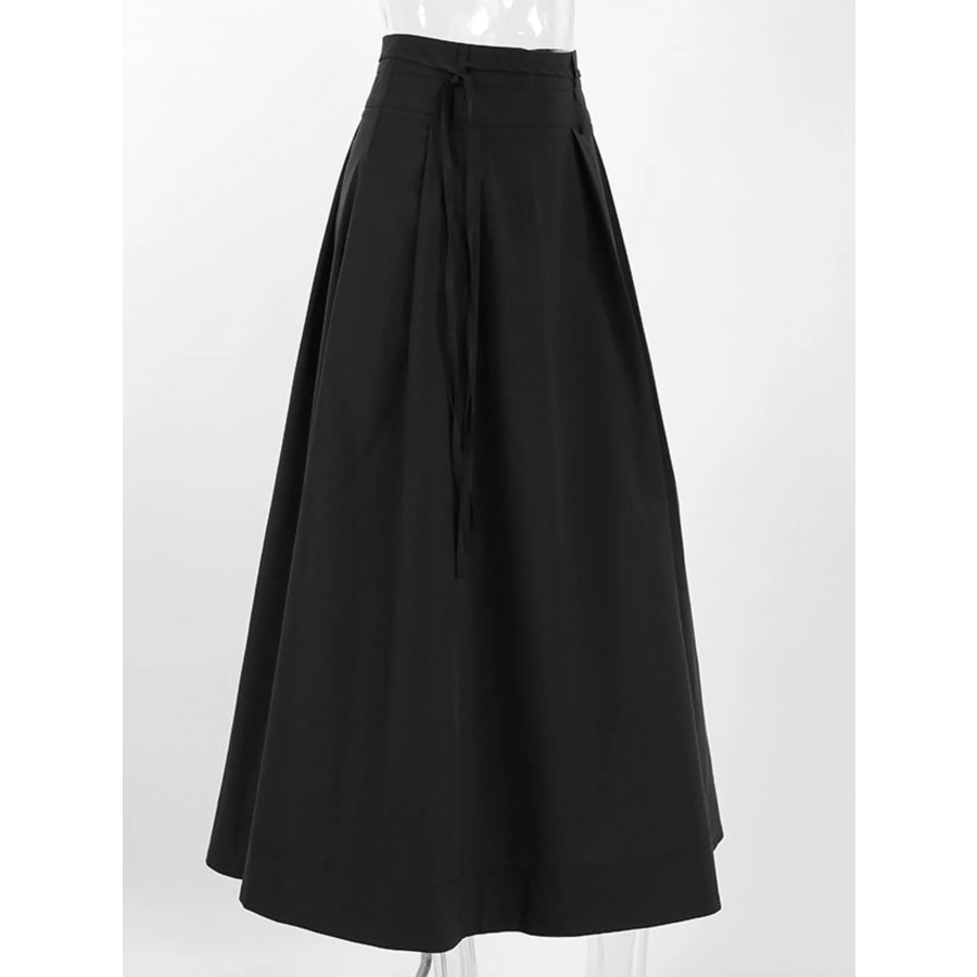 High-Waisted A-Line Skirt Apparel and Accessories