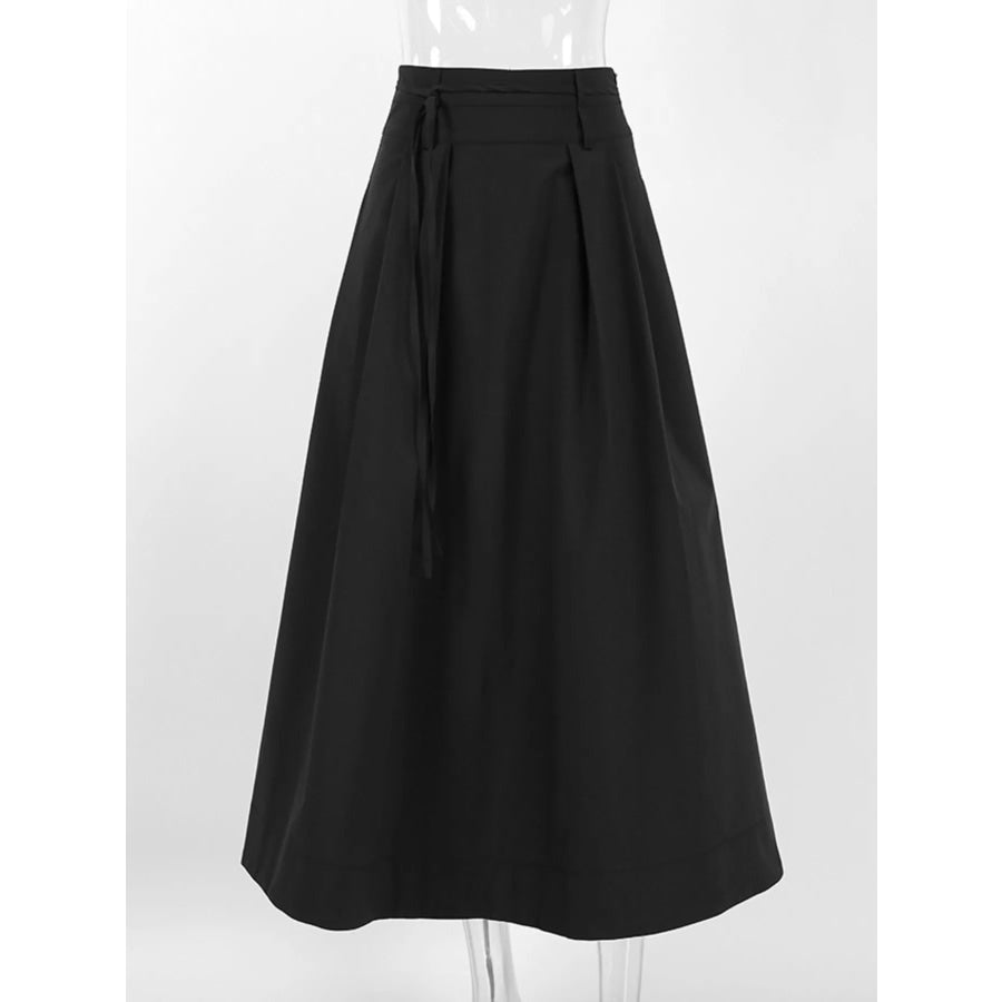 High-Waisted A-Line Skirt Apparel and Accessories