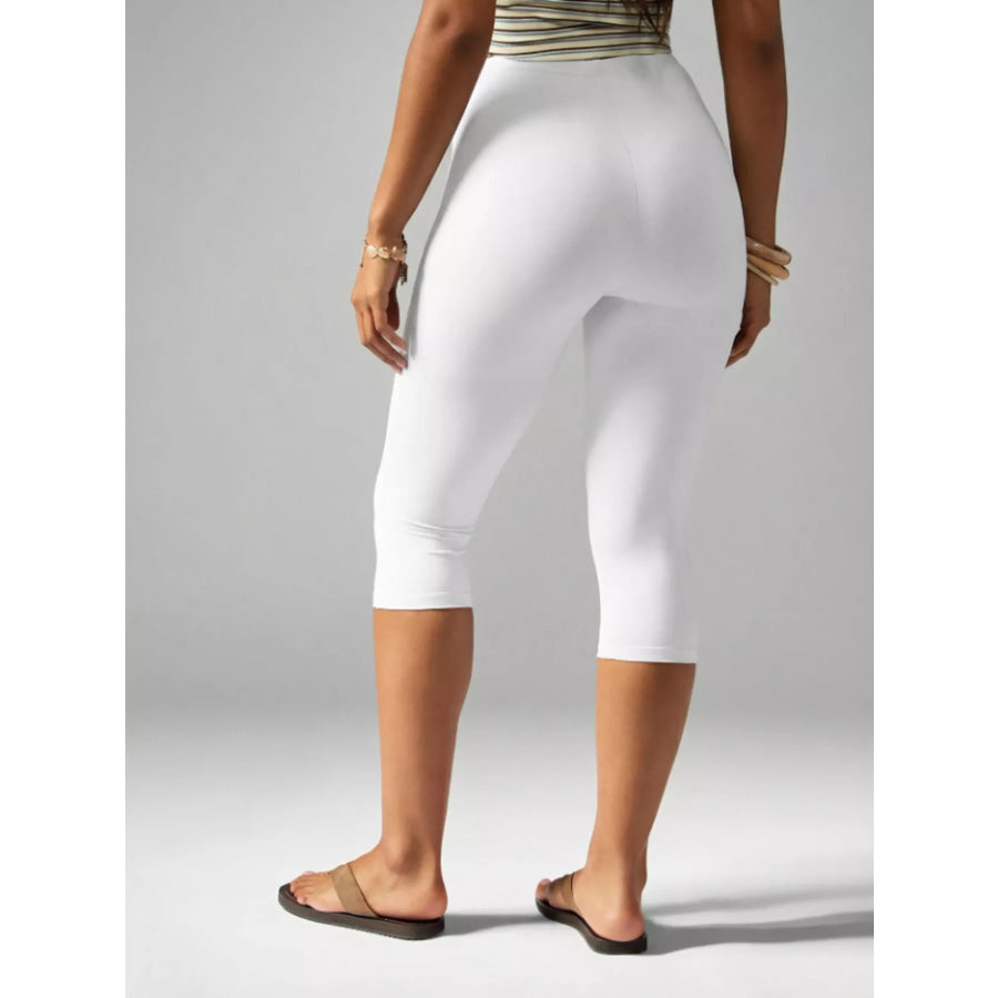High-Waisted Active Capri Leggings Apparel and Accessories
