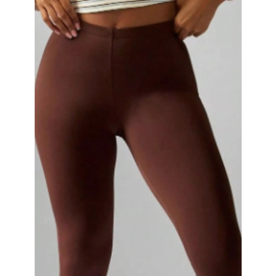 High-Waisted Active Capri Leggings Apparel and Accessories
