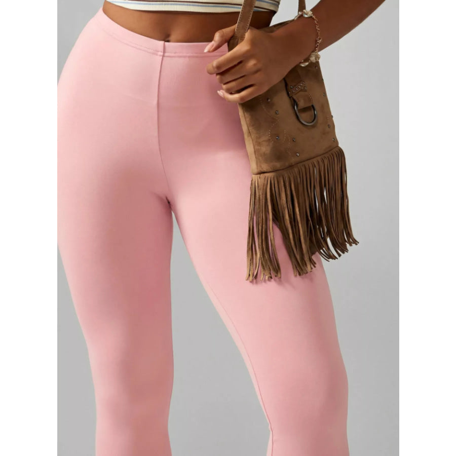 High-Waisted Active Capri Leggings Apparel and Accessories