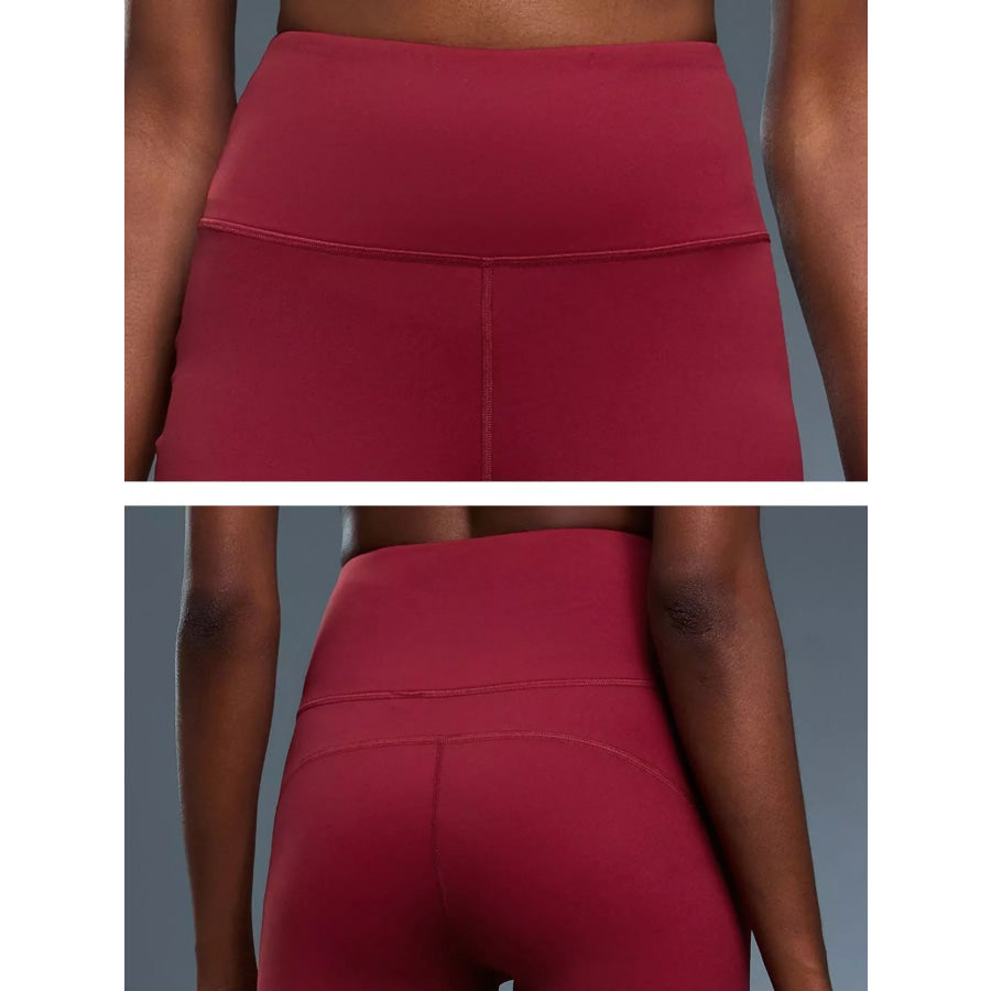High-Waisted Flare Active Pants Apparel and Accessories
