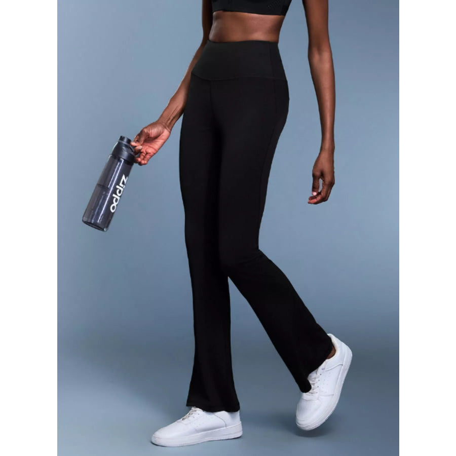 High-Waisted Flare Active Pants Apparel and Accessories