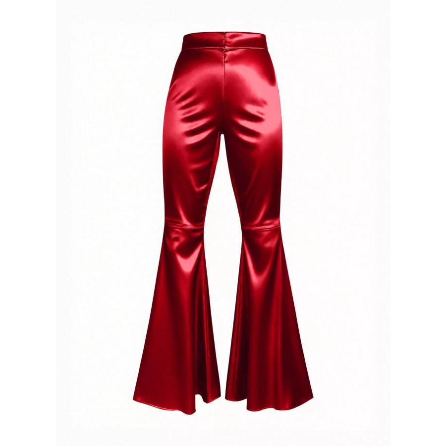 High-Waisted Flare Pants Apparel and Accessories