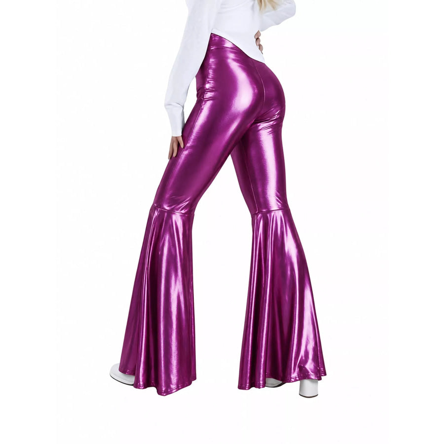 High-Waisted Flare Pants Apparel and Accessories