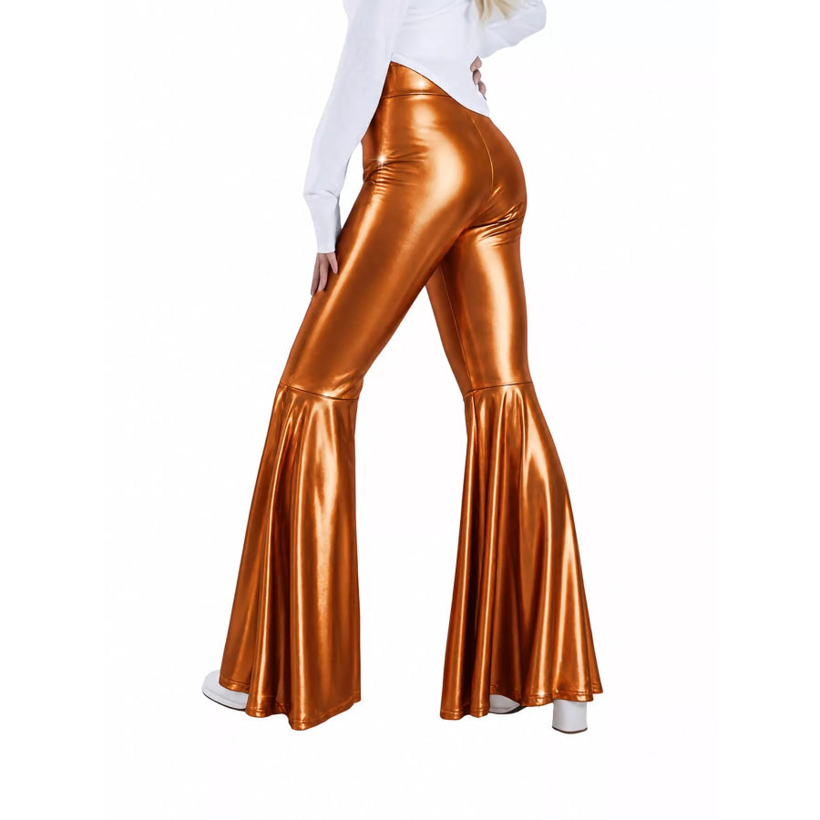 High-Waisted Flare Pants Apparel and Accessories