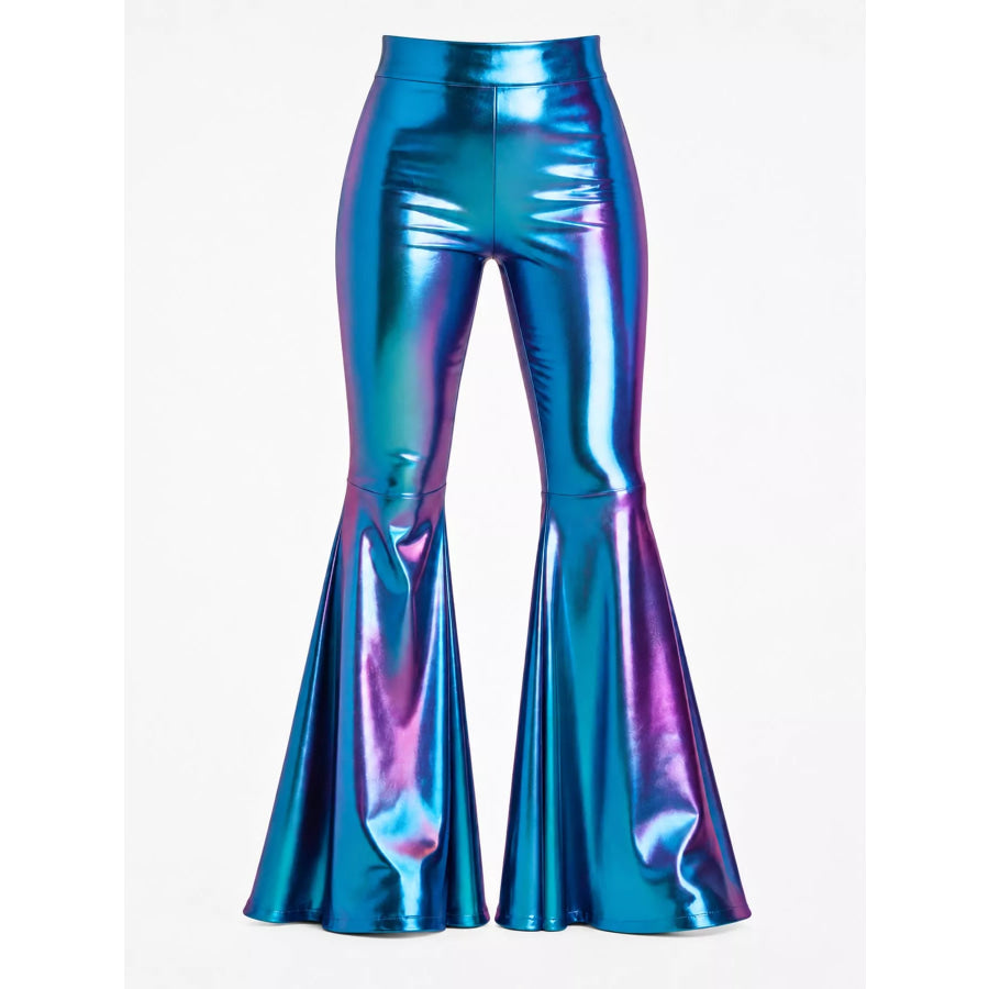 High-Waisted Flare Pants Apparel and Accessories
