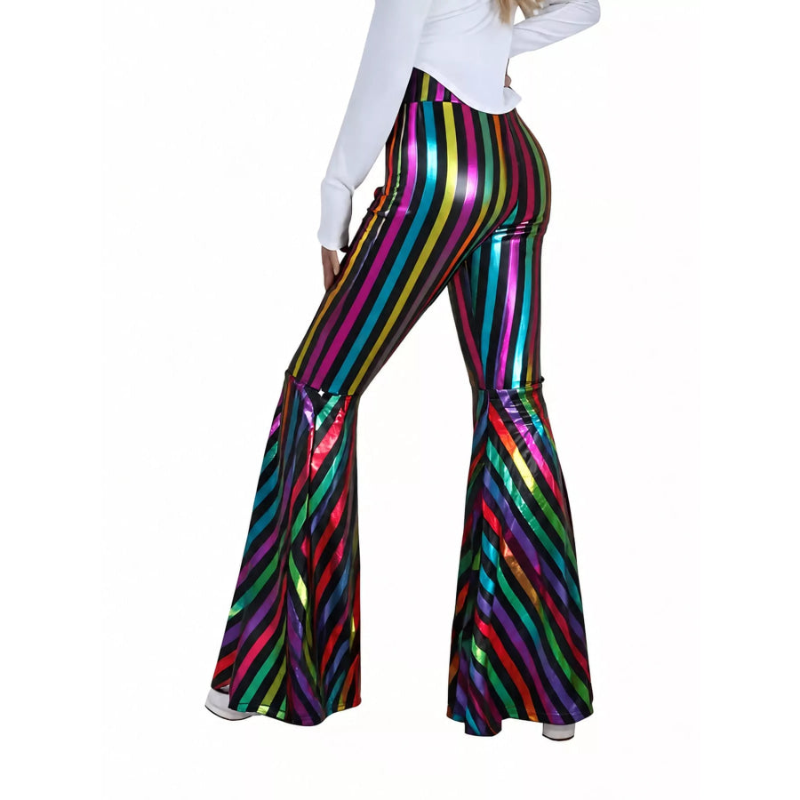 High-Waisted Flare Pants Apparel and Accessories