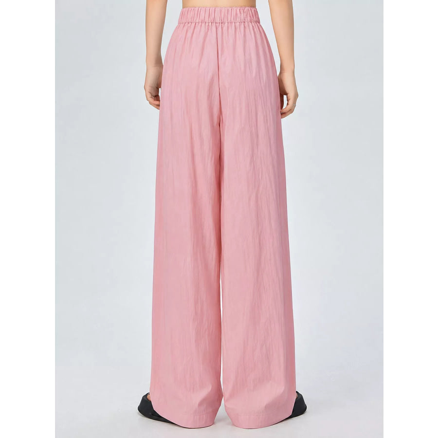 High-Waisted Loose Fit Wide-Leg Casual Pants Apparel and Accessories