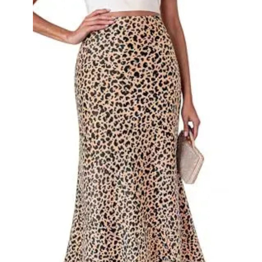 High-Waisted Mermaid Midi Skirt Apparel and Accessories