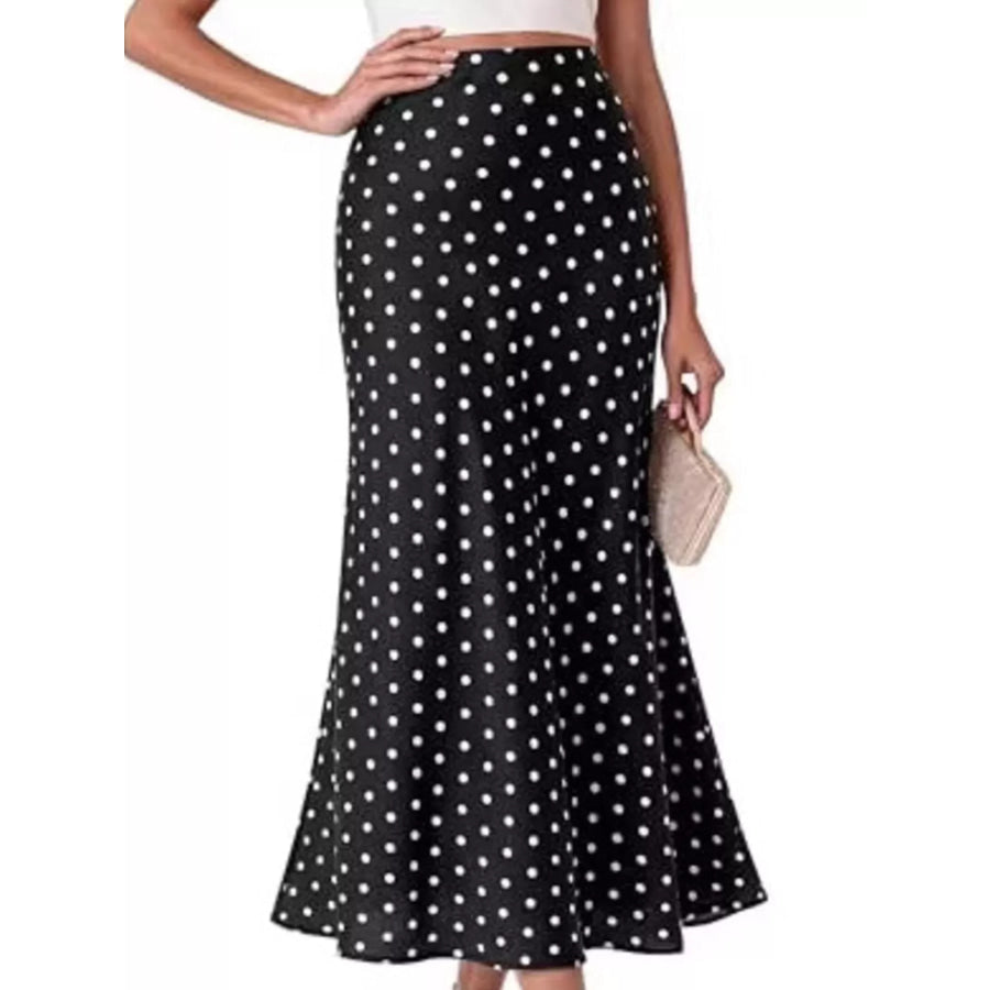 High-Waisted Mermaid Midi Skirt Apparel and Accessories