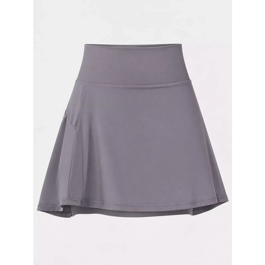 High-Waisted Pleated Active Skirt Apparel and Accessories