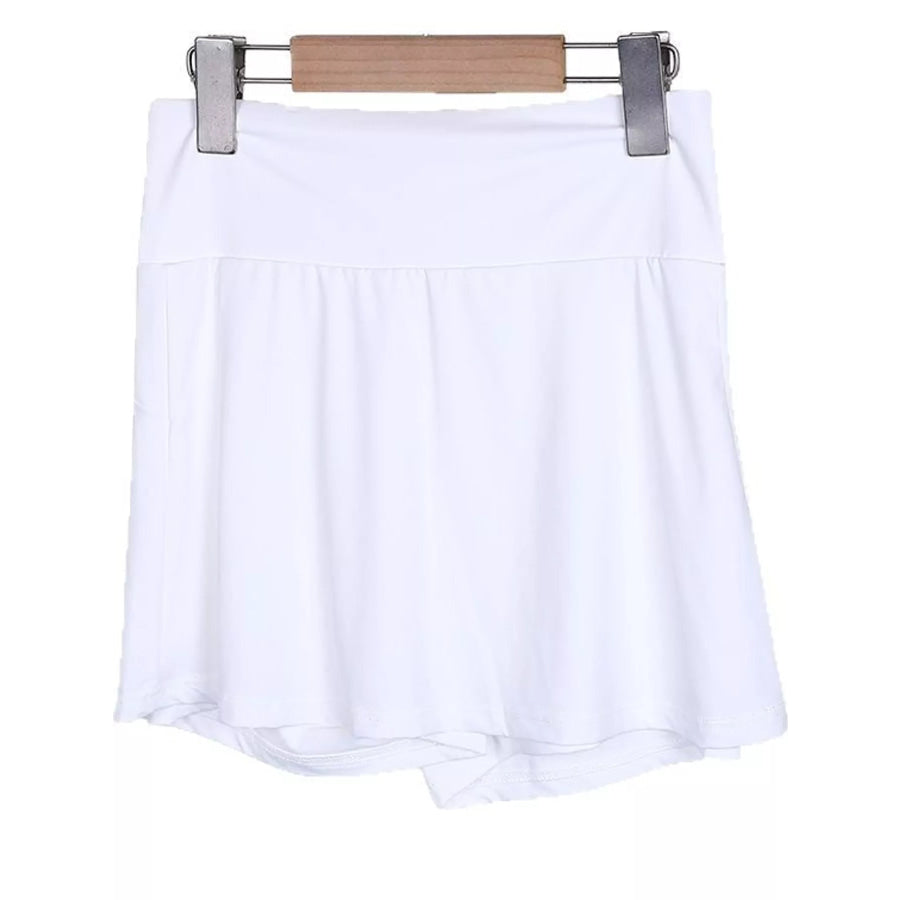 High-Waisted Pleated Active Skirt Apparel and Accessories