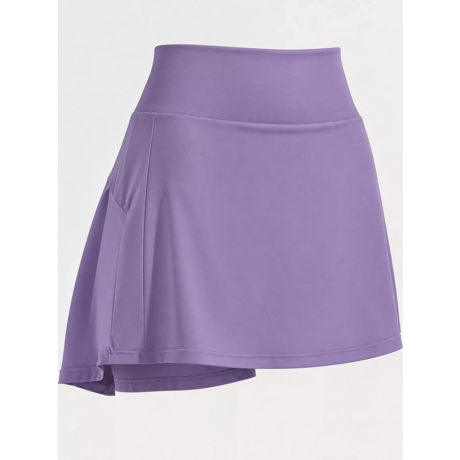 High-Waisted Pleated Active Skirt Apparel and Accessories